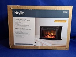 1500W Electric Fireplace Personal Space Heater 4,600 BTU Realistic Flame... - £52.32 GBP