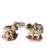 Elephant Figurines Trunk Up 3&quot; Tall Stand Standing Elephant Figurine Sma... - £9.62 GBP