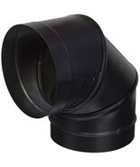 M&amp;G DuraVent DURAVENT 6DBK-E90 6&quot; DuraBlack 90 Degree Elbow, Black - $741.46 MXN