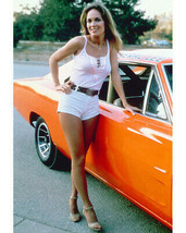 CATHERINE BACH classic Daisy Duke next to General Lee Dukes of Hazzard 8x10  - £7.79 GBP