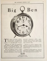 1910 Print Ad Big Ben Alarm Clocks Western Clock Company La Salle,Illinois - £13.45 GBP
