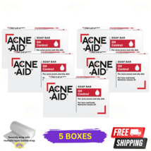 5X Acne-Aid Face and Body Soap Bar 100g Oil Control For Acne Prone and Oily Skin - £36.61 GBP