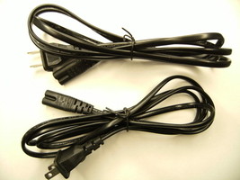 2x Pack Lot 2 Prong Common Electronics Power Cable Cord Wire Positive Negative - £8.71 GBP