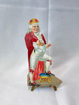 1900&#39;s Lion Coffee No 1 Old King Cole Throne Paper Doll Victorian Trade ... - £23.70 GBP