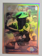 1991 Hank Aaron 3D Hologram Mlb Baseball Card Upper Deck Vintage Sports Heroes - £4.81 GBP