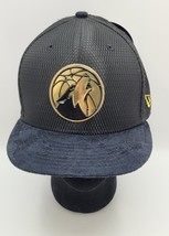 Minnesota Timberwolves Black Suede Brim 59Fifty Cap Size 7 3/8(58.7cm) - $28.05