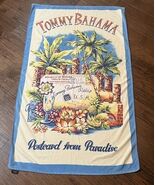 Tommy Bahama XL Beach Towel Postcard From Paradise Palm Trees EUC 84x40 - $903.30 MXN