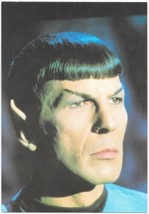 Star Trek TOS Commander Spock Face Staring 4 x 6 Glossy Postcard 1991 NEW UNUSED - £2.75 GBP