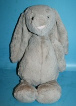 Jellycat Bashful Easter Bunny Rabbit 15&quot; Large Beige Plush Soft Toy Stuffed Tan - £32.91 GBP