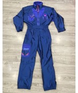 Kaelin Solar Snow Ski Suit One Piece Snowsuit Blue Men’s Sz 12 Vtg 90&#39;s - $108.61 CAD