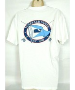 Vineyard Vines Women&#39;s Graphic T-Shirt XS Whale Logo Flag Solid White Cr... - $26.23 CAD