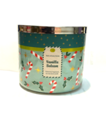 VANILLA BALSAM Bath &amp; Body Works 3 Wick Candle  14.5OZ  NEW - $12.13