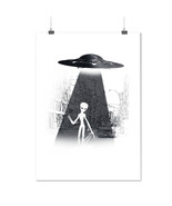 Alien Ghost Life UFO Spacecraft Matte/Glossy Poster A0 A1 A2 A3 A4 | Wel... - £6.26 GBP+