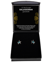 Earrings Present For Salvadoran Grandmother - To My Wonderful Grandmothe... - $49.95