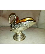 Vintage RAIMOND Sugar Scuttle Victorian Pedestal Silver Plate and Copper... - £29.88 GBP