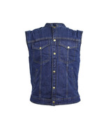 Vance Leather Mens Denim Patch Holder Vest - $69.88+