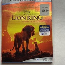 The Lion King (Blu-ray + DVD, 2019) With Slipcover - £3.55 GBP