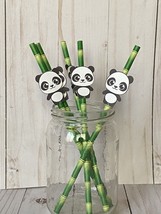 Panda Straws, Panda Party, Panda Theme, Panda Decor, Panda Birthday - $9.41