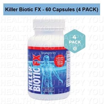 Killer Biotic FX - 60 Capsules (4 PACK) Immune Enhancing Nutrients Young... - £123.41 GBP