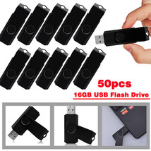 Bulk 50PCS LOT Swivel 16GB USB Flash Drive Memory Sticks Pen Drive Photo Storage - £182.38 GBP