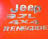 Jeep Renegade emblem letters badge symbol side door hatch OEM Genuine Or... - £28.70 GBP