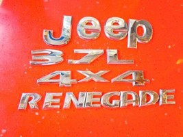 Jeep Renegade emblem letters badge symbol side door hatch OEM Genuine Or... - £28.20 GBP