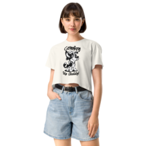 Women’s Crop Top – Cowboy (Ecru) - $49.99
