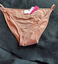 Xhilaration Size XL 12 14 Cheeky Beige Nude Bikini Bottoms NWT  - $5.93