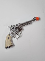 STAGECOACH Retro Cap Gun Cowboy replica revolver shoots roll caps  Metal Diecast - £19.54 GBP