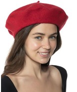 allbrand365 designer Womens Beret,Red,One Size - £33.58 GBP