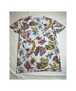 Rugrats Tshirt Mens Medium Multicolor Nickelodean Cartoon 1990s Sponge B... - $12.20