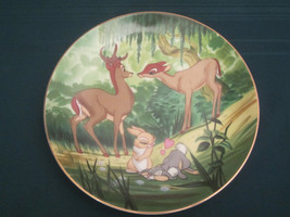 YOUNG LOVE Collector Plate DISNEY&#39;S BAMBI Disney 1st Edn. Collection - $28.98