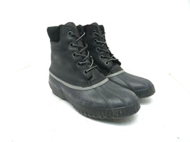 Sorel Men&#39;s Cheyanne II Lace-Up Waterproof Duck Boot NM2575 Black Size 9M - £56.02 GBP