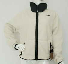 The North Face Women&#39;s Campshire Short Crop Fleece Jacket Vintage White Size Xl - £47.06 GBP