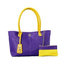 LSU Tigers Licensed Ncaa Pamela Handbag  - £47.96 GBP