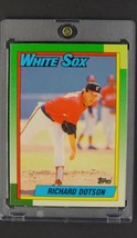 1990 Topps #169 Richard Dotson Chicago White Sox Nice Looking Baseball Card - $0.99