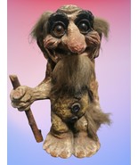 Large Vintage Nyform Norwegian Troll Doll #111 Original Tag 8&quot; tall Folk... - €144,85 EUR