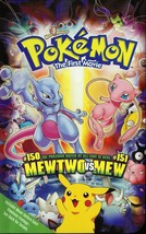 Pokemon First Movie Mewtwo Vs Mew Vhs - £8.59 GBP