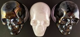 Halloween Pearlized Decorative Harvest Ceramic Skulls Decor, Select: Color - £2.74 GBP