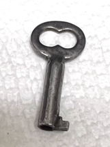 Antique Metal Key Miniature 1 1/4 Inch Dark Metal Steampunk - $12.38