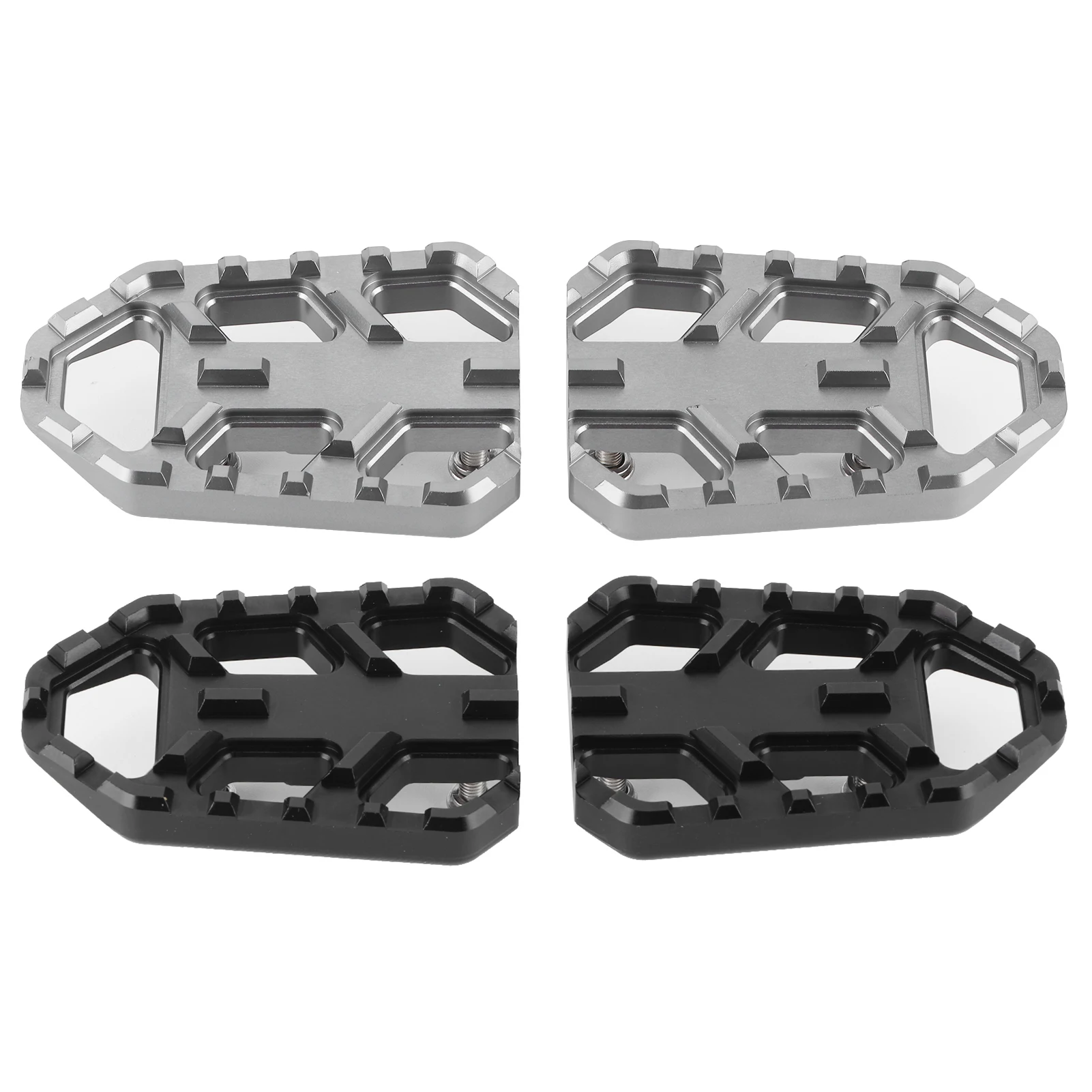 Cycling Foot Rest Motorcycle Wide Footrest CNC Aluminum Alloy Pedals Fit... - $24.78