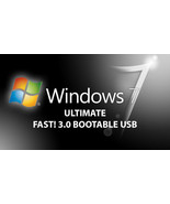 Windows 7 Ultimate FAST! Bootable Usb 3.0 Flash Drive 16GB - £11.90 GBP+