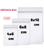 BRN Heavy Duty 4 Mil Clear Zip Seal Bags Zipper Bags Reclosable Top Lock... - $18.62 CAD