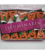 Vintage Halloween (10) Piece Pumpkin String Lights Illuminaria - $43.53 CAD