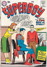 Superboy Comic Book #63 DC Comics 1958 VERY GOOD - £47.75 GBP