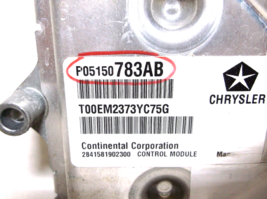2014..14  JEEP  WRANGLER  3.6L  / ENGINE COMPUTER/ECU.PCM image 2