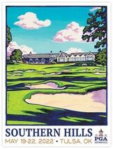 USGA PGA Tour Golf Course Metal Sign 12x8in Vintage Major Tournament Pos... - $451.56 MXN