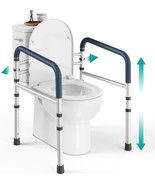 Toilet Safety Rails (350 Lb) - Adjustable Toilet Safety Frame &amp; Rails, T... - £53.76 GBP