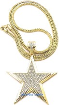 Star Triple Layer New Crystal Rhinestone Pendant with Franco Necklace - $29.95