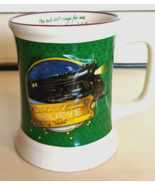 The Polar Express Train &quot;Believe&quot; Green 16 oz. Coffee Tea Hot Coco Cup Mug - £5.08 GBP